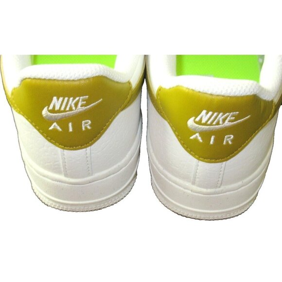 Nike Women Nike Women\'s Air Force 1 \'07 NN Leather Shoes Summit White Bronzine Sizes NIB